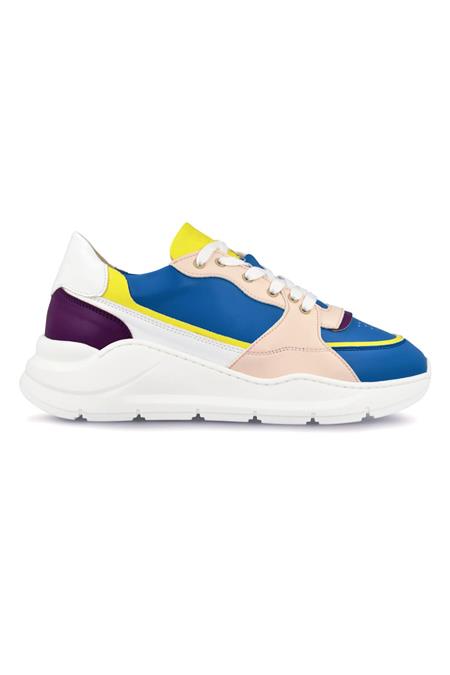 Sneaker Goodall Blau, Rosa & Gelb