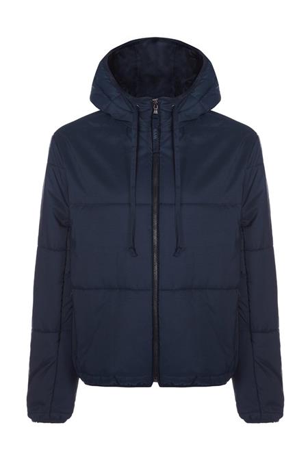 Puffer Capuchon Donkerblauw