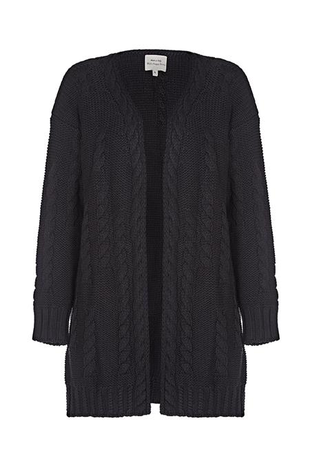 Cardigan Chunky Knit Black