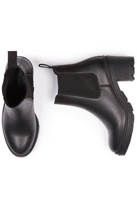 Track Sole Booties Black