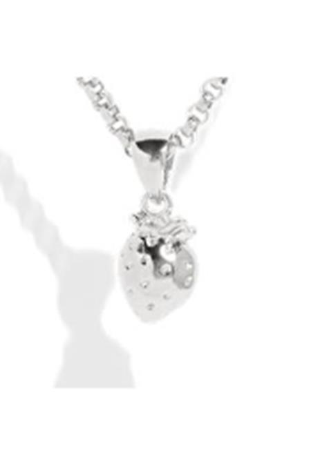 Pendant Strawberry Recycled Silver