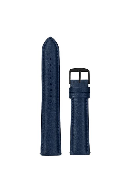 Watch Strap Vegan Leather Midnight Blue & Black from Shop Like You Give a Damn