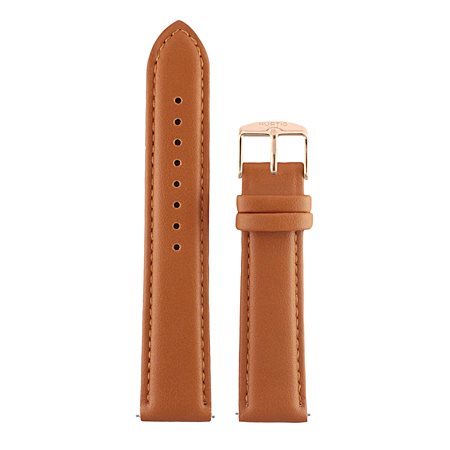Watch Strap Vegan Leather Brown & Rose Gold from Shop Like You Give a Damn
