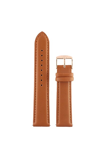 Watch Strap Vegan Leather Brown & Rose Gold from Shop Like You Give a Damn