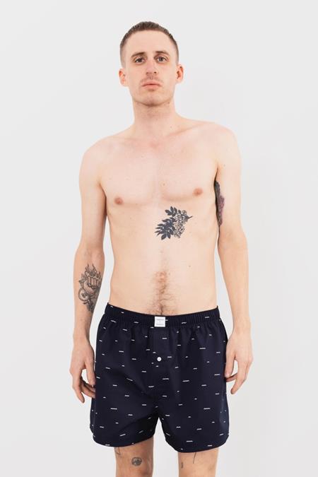 erlich textil: Boxer Jasper Wave Dark Blue