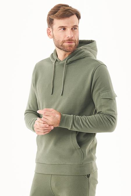 Soft Touch Sweat Hoodie Olive