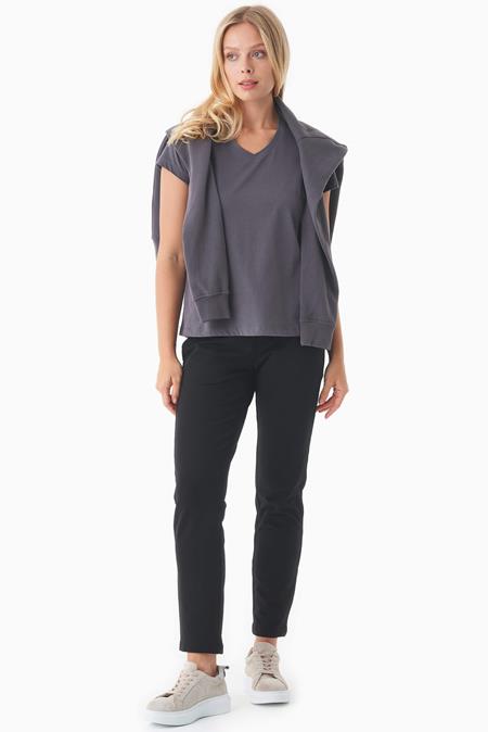 ORGANICATION: Parrla Lightweight Organic Cotton Sweatpants Black ORGANICATION: Parrla Lightweight Organic Cotton Sweatpants Black