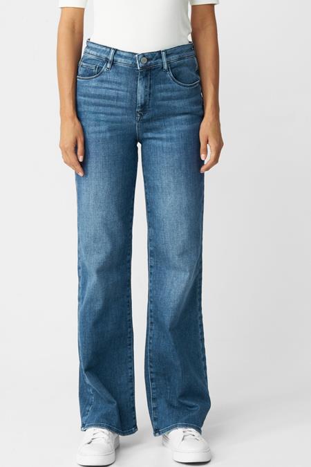 Dew Flared Soft Denim Klassiek Medium Blauw