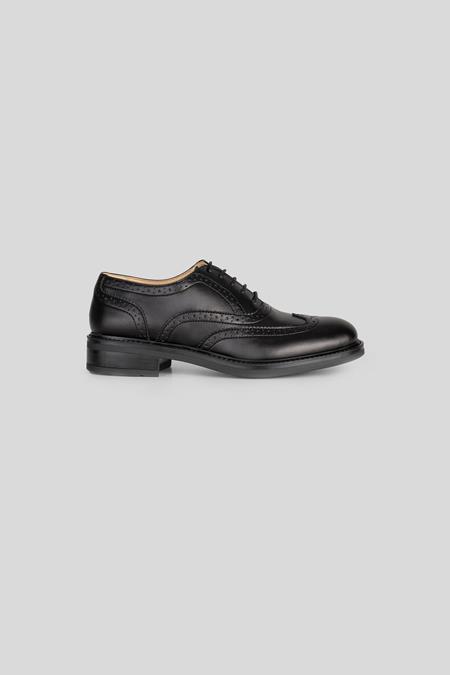 Solari Milano: Oxford Brogue Schwarz