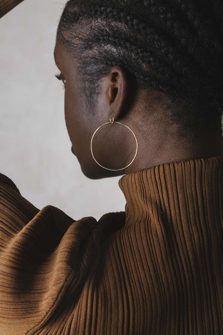 Oorbellen Ghera Messing