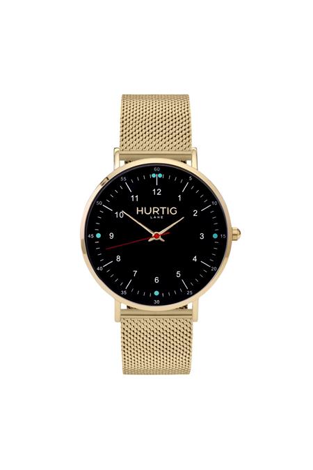 Hurtig Lane: Men's Watch Moderno Gold, Black & Gold