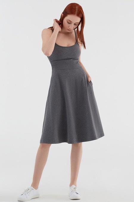 Leela Cotton: Bandjesjurk Ant...