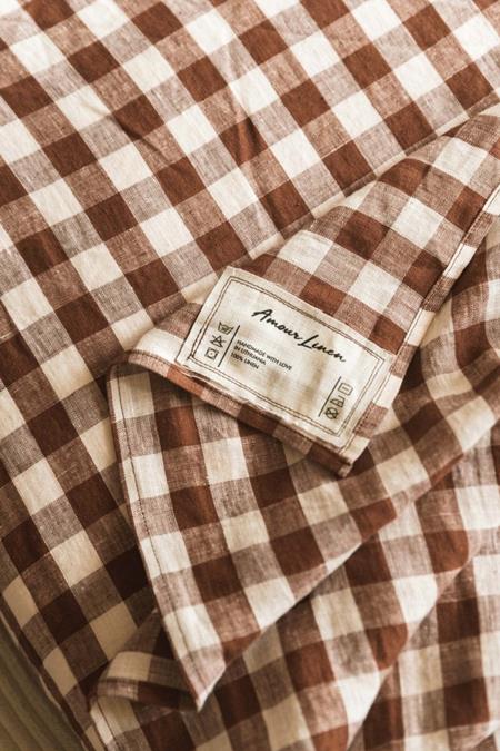 AmourLinen: Bettlaken Mocha...