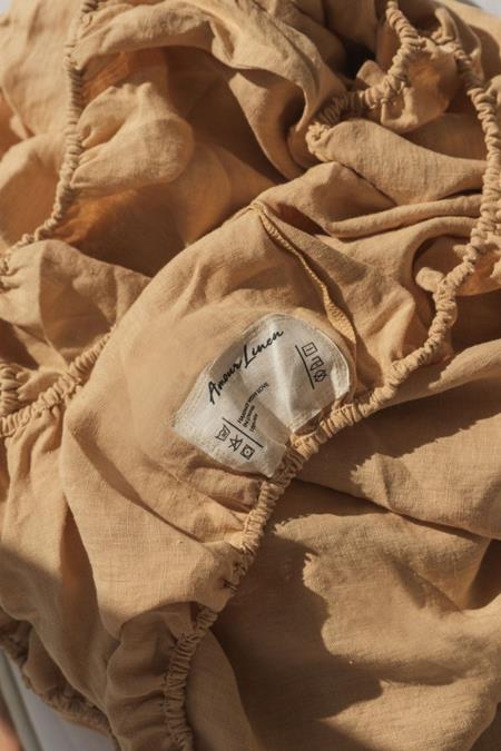 AmourLinen: Spannbetttuch S...