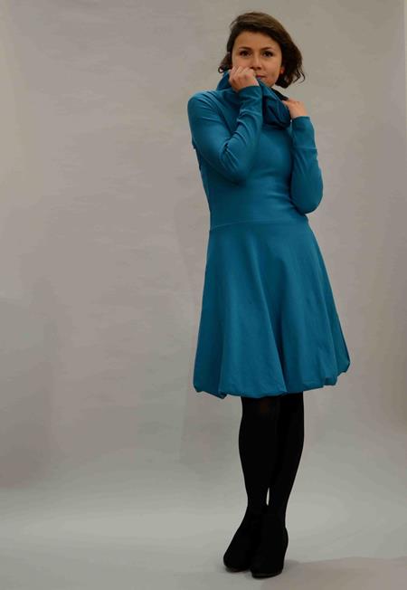 ManduTrap Balloon Dress With Hood Petrol
