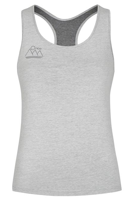 Racerback Top Grau Melange