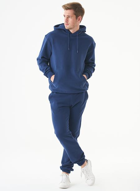Unisex Hoodie Organic Cotton Halki Navy