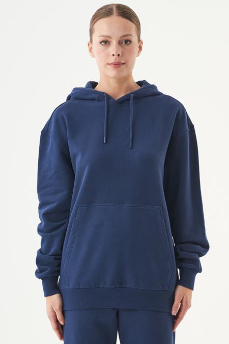 Unisex Hoodie Biologisch Katoen Halki Navy