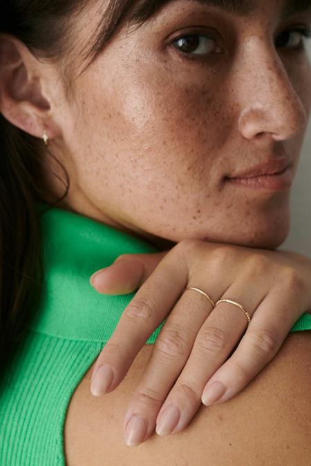Ring Liberty 14k Real Gold 14k Yellow Gold