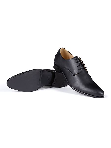 Lace-Up Smart Shoes Slim Soles Black from Shop Like You Give a Damn