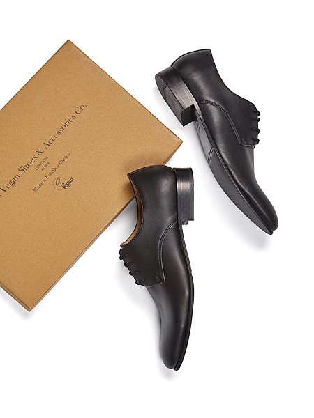 Lace-Up Smart Shoes Slim Soles Black from Shop Like You Give a Damn