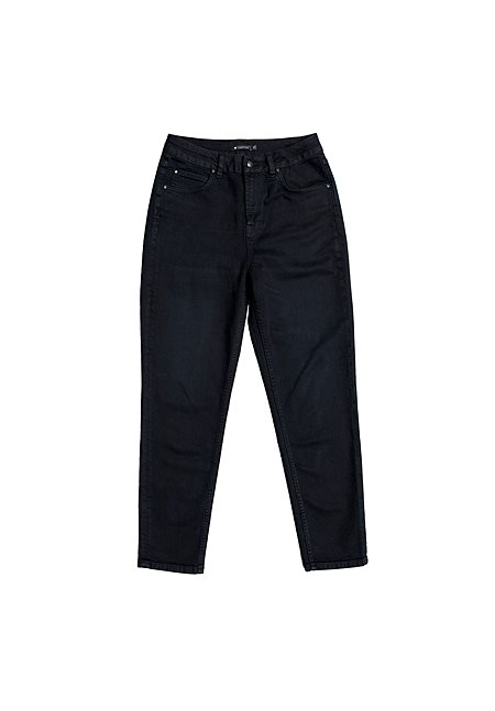 Mom Jeans Carpine Washed Black via Shop Like You Give a Damn