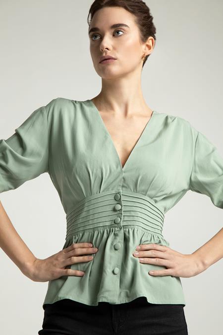 Blouse Lillmor Groen