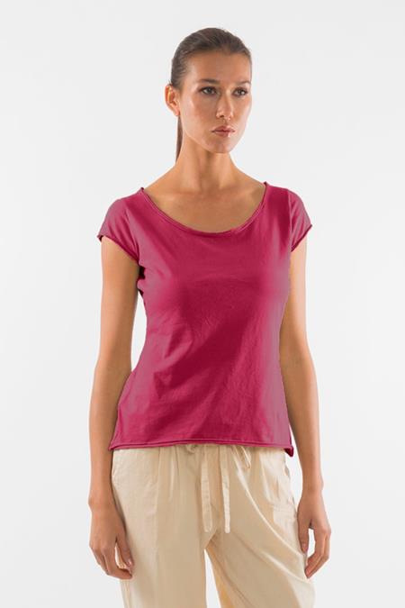 T-Shirt Boyfriend Garnet Red