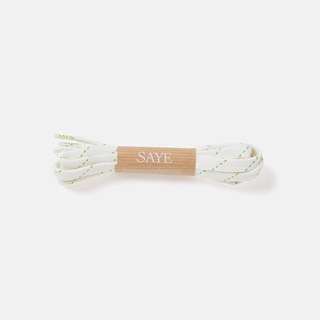 Flat Laces - Lime Stripe via Shop Like You Give a Damn