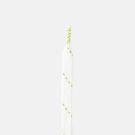 Flat Laces - Lime Stripe from Shop Like You Give a Damn