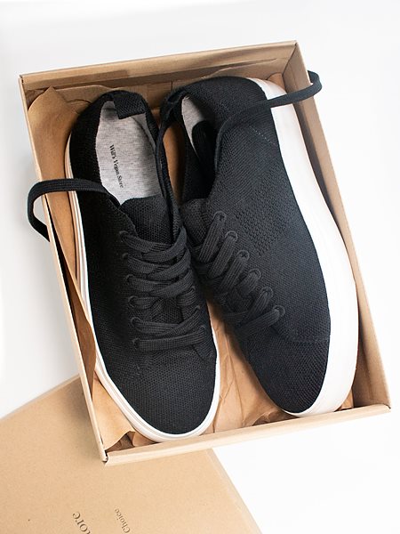 Sneakers Biodegradable Ny Black Knit from Shop Like You Give a Damn
