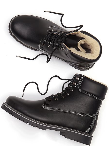 Insulated Men's Dock Boots Black via Shop Like You Give a Damn