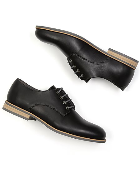 Casual Derbys Black via Shop Like You Give a Damn