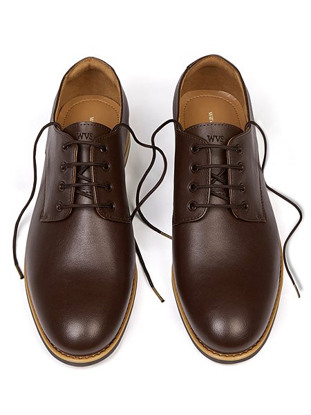 Casual Derbys Dark Brown from Shop Like You Give a Damn