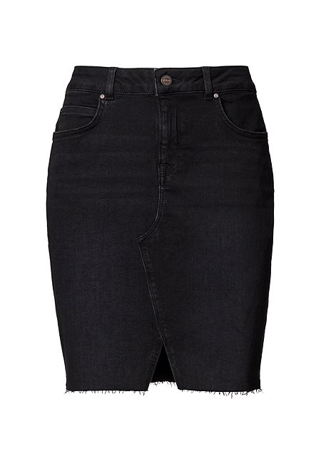 Denim Skirt Celandine Washed Black from Shop Like You Give a Damn