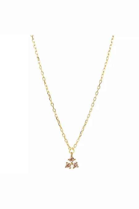 Necklace Vistosa Trio Gold Champagne