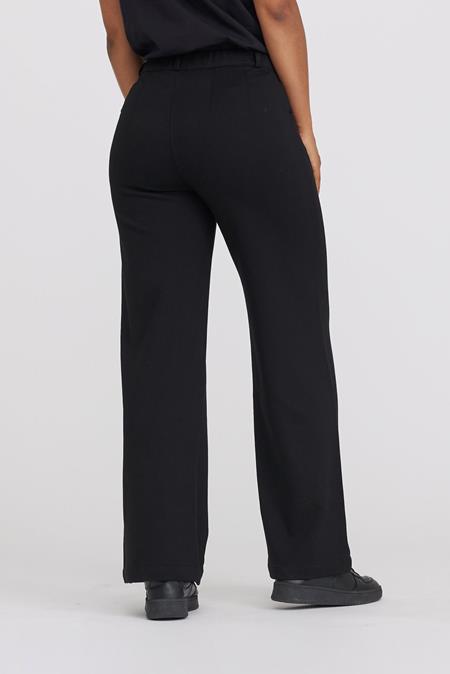 Broek Donna Loose Sl Zwart Geborsteld