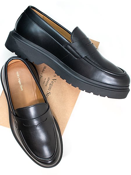 Loafers Chunky Sole Black via Shop Like You Give a Damn