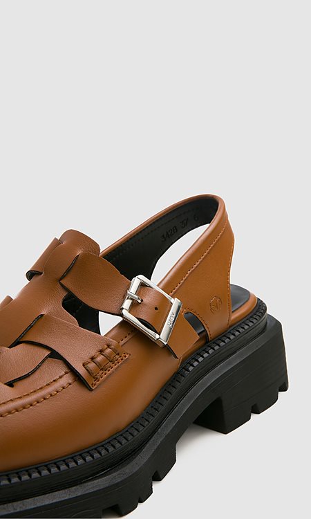 Sandals Dorothy Platform Ginger Light Brown from Shop Like You Give a Damn