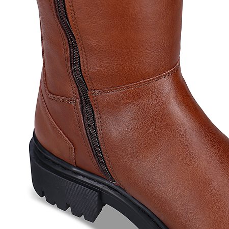 Boots Aurora Vegan Eco-Leather Brown from Shop Like You Give a Damn