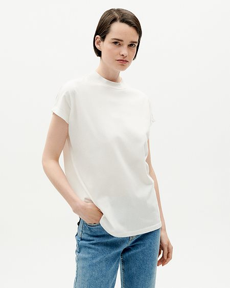 Basic T-Shirt Volta White from Shop Like You Give a Damn