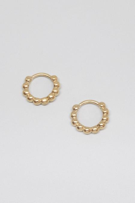 Oorbellen Huggie Ball Goud