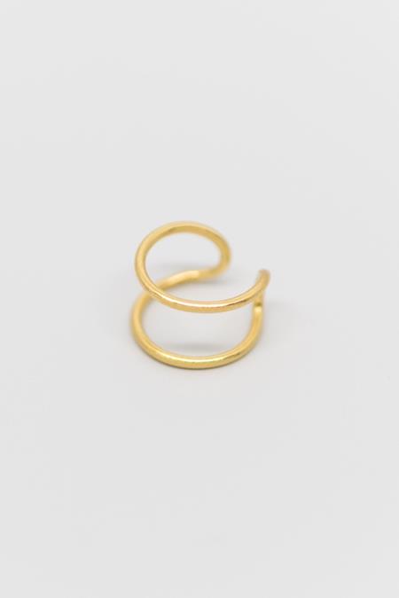 Tiny Ear Cuff Dubbel Goud