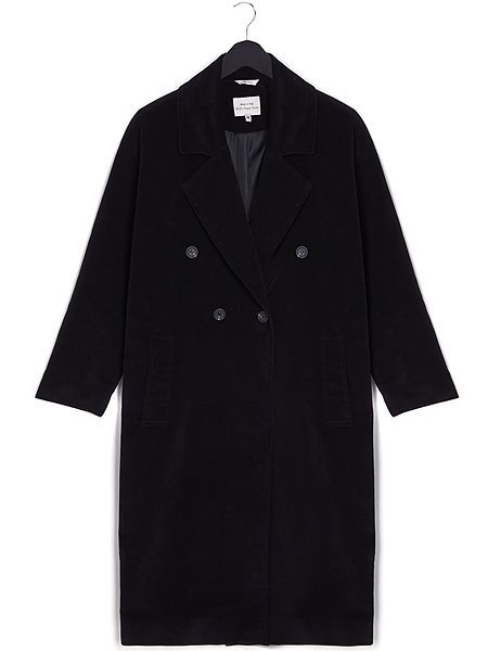 Coat Vegan Wool Double Breasted from Shop Like You Give a Damn