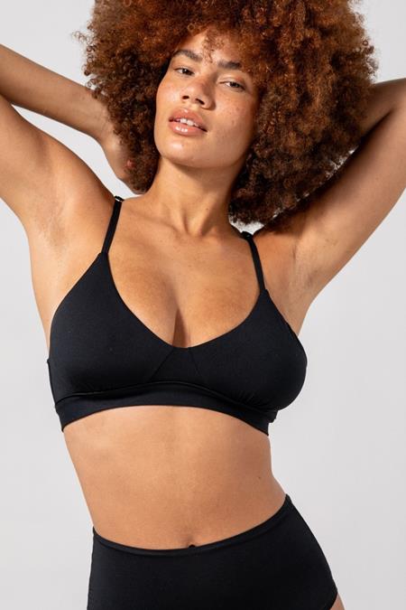 Micro Scoop Bra Black 
