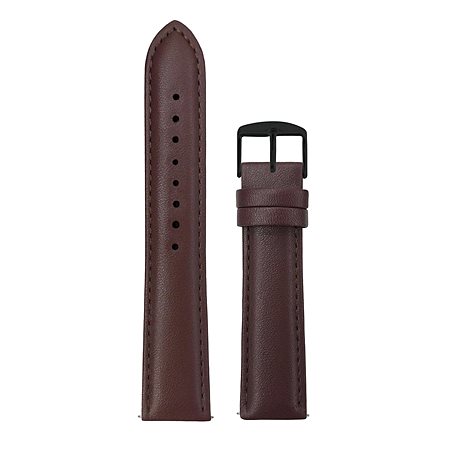 Watch Strap Chestnut & Black via Shop Like You Give a Damn