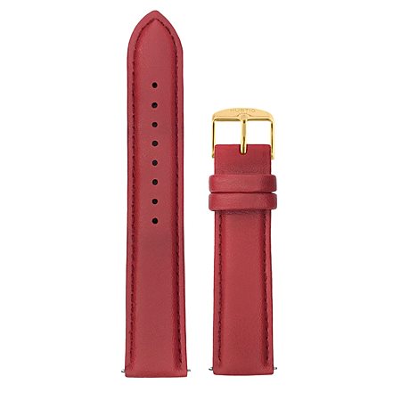 Watch Strap Vegan Leather Red & Gold via Shop Like You Give a Damn