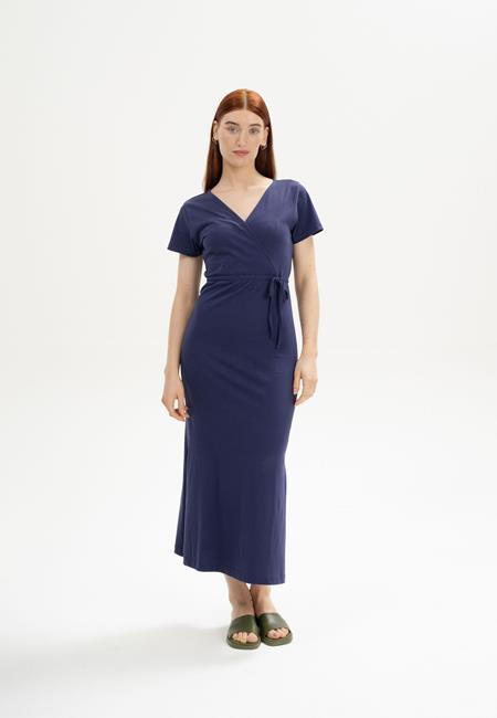 MELA Dress V-Neck Shreoshi Summer Night Purple