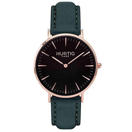 Women's Watch Hymnal Rose Gold/Black/Forest Green via Shop Like You Give a Damn