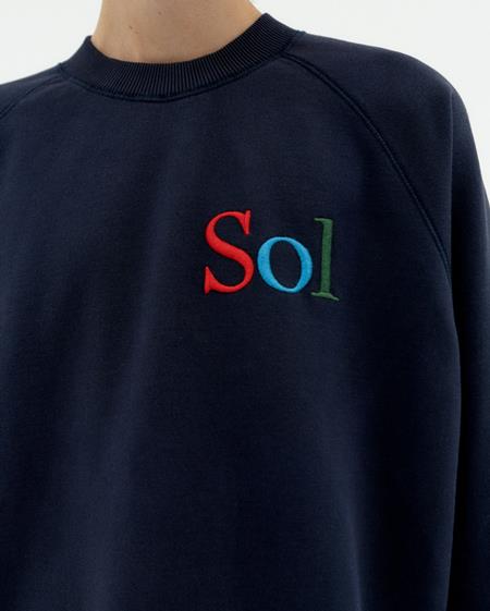 Sweatshirt Sun Type Pepe Navy Blue from Shop Like You Give a Damn